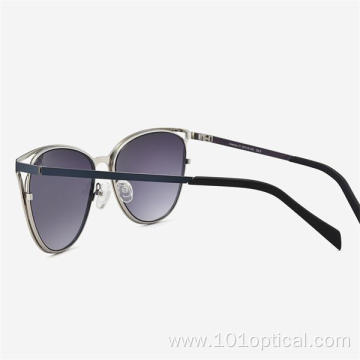 Angular Cat Eye Metal Women's Sunglasses